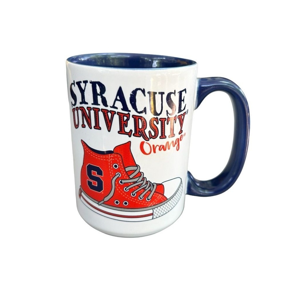 Syracuse University Orange 11oz Ceramic Coffee Mug‎ Sneaker Design White NCAA